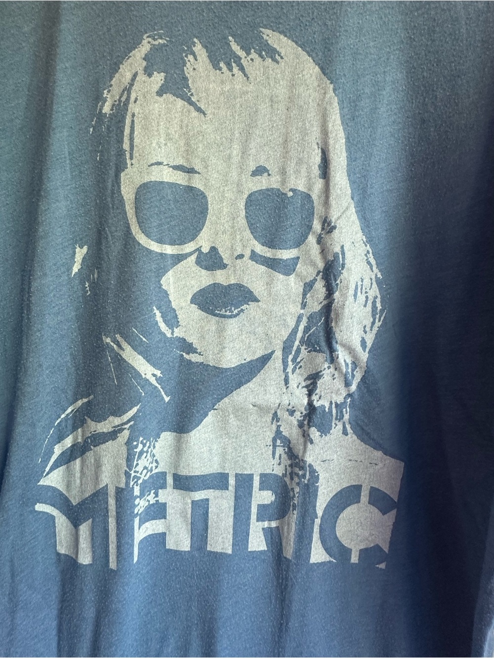 American Apparel Navy Blue T‑Shirt with White Tag - Picture 2 of 4